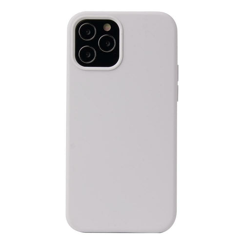 AMZER Silicone Skin Jelly Case for iPhone 12 Max Consumer Electronics Silver Millie White  