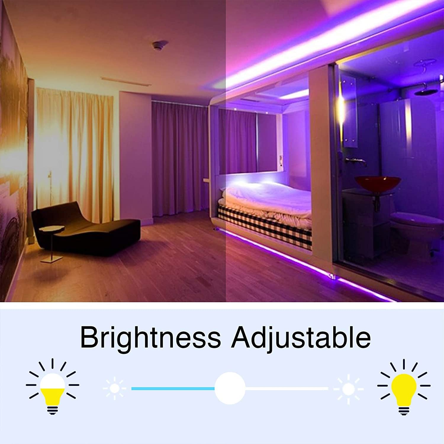 Led Lights for Bedroom Color Changing with 44 Keys Remote for Room  K-lerta Shop   