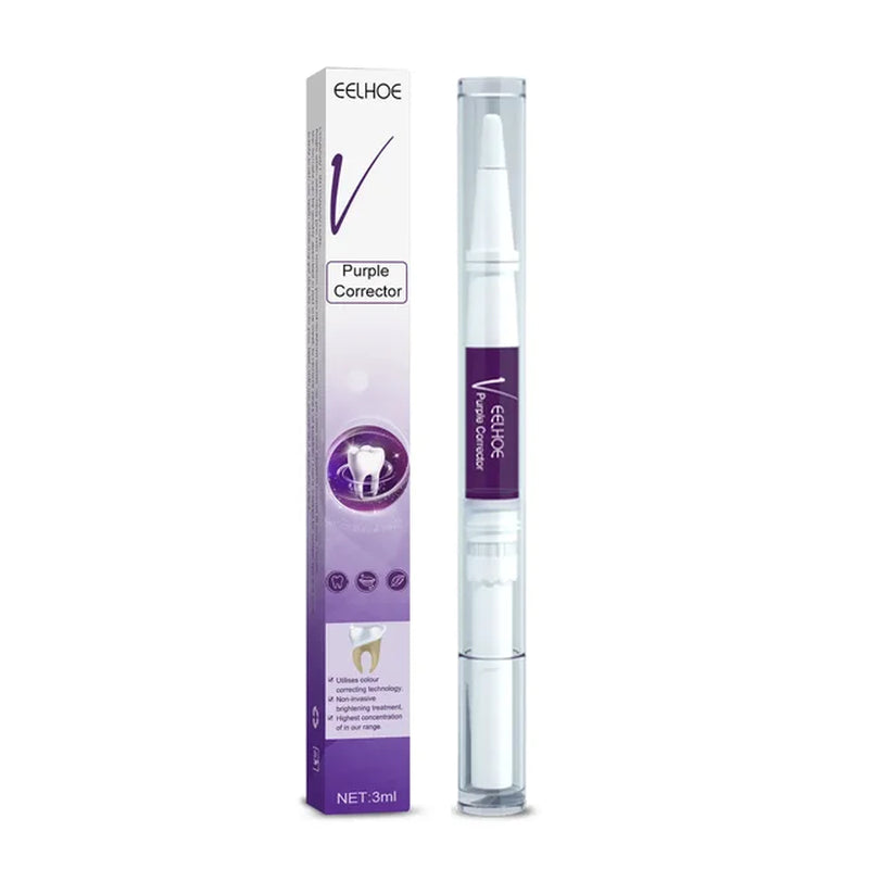 V34 30Ml SMILEKIT Purple Whitening Toothpaste Remove Stains Reduce Yellowing Care for Teeth Gums Fresh Breath Brightening Teeth  K-lerta Shop E01(3Ml)  