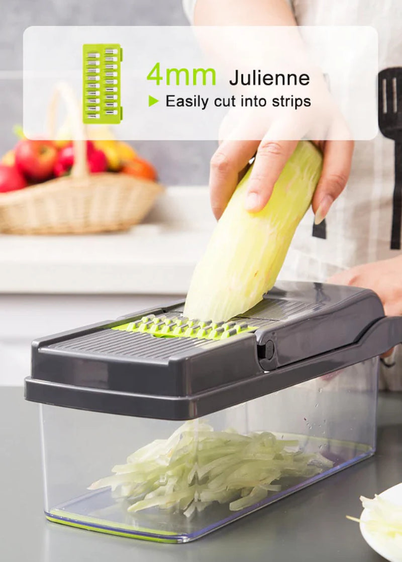 15-In-1 Vegetable Fruit Chopper Cutter Food Onion Veggie Dicer Slicer Kitchen  K-lerta Shop   