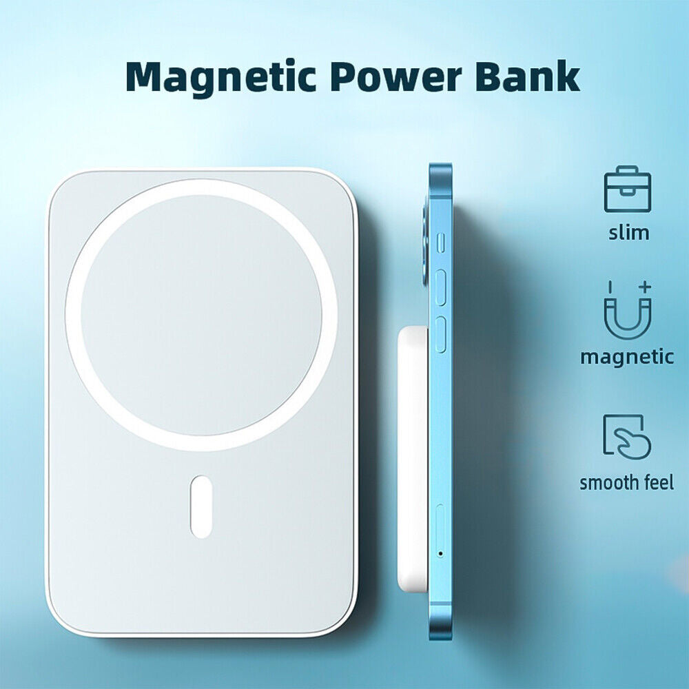 20000Mah Power Bank Magnetic Battery Pack Wireless Charger for Iphone 14/13/12  K-lerta Shop   