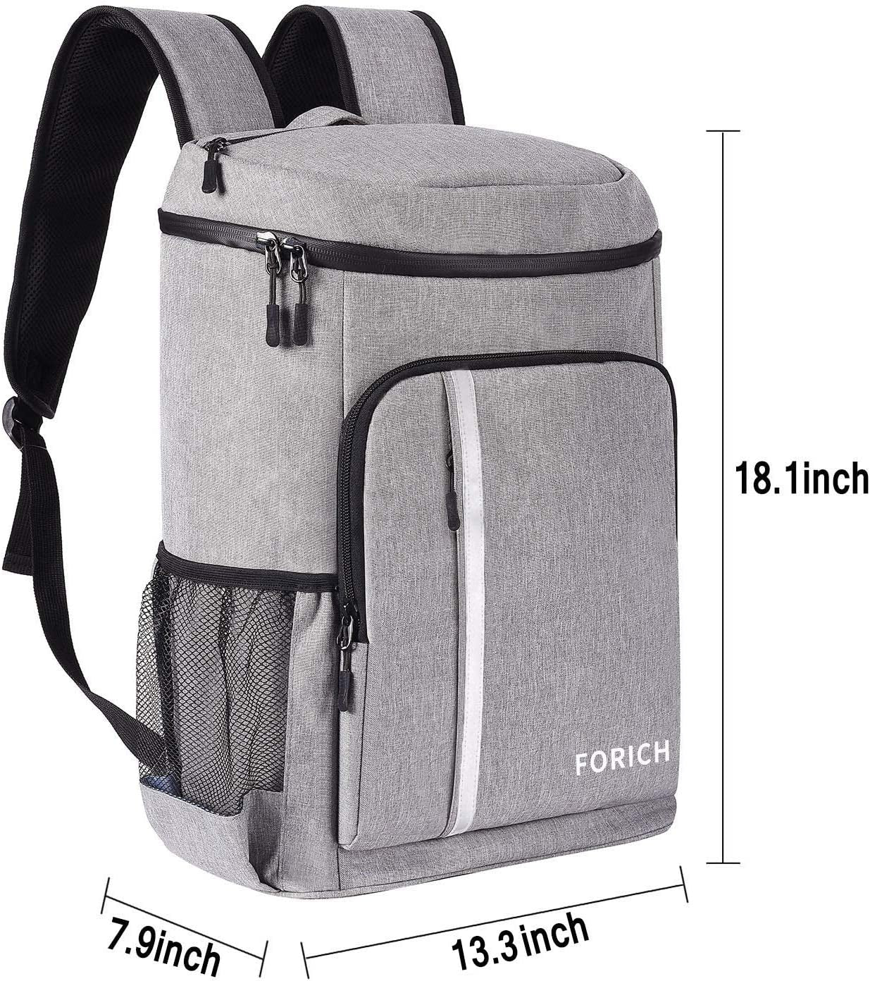 Backpack Cooler Leakproof Insulated Waterproof Backpack Cooler Bag, Lightweight Soft Beach Cooler Backpack for Men Women to Work Lunch Picnics Camping Hiking, 30 Cans  K-lerta Shop   