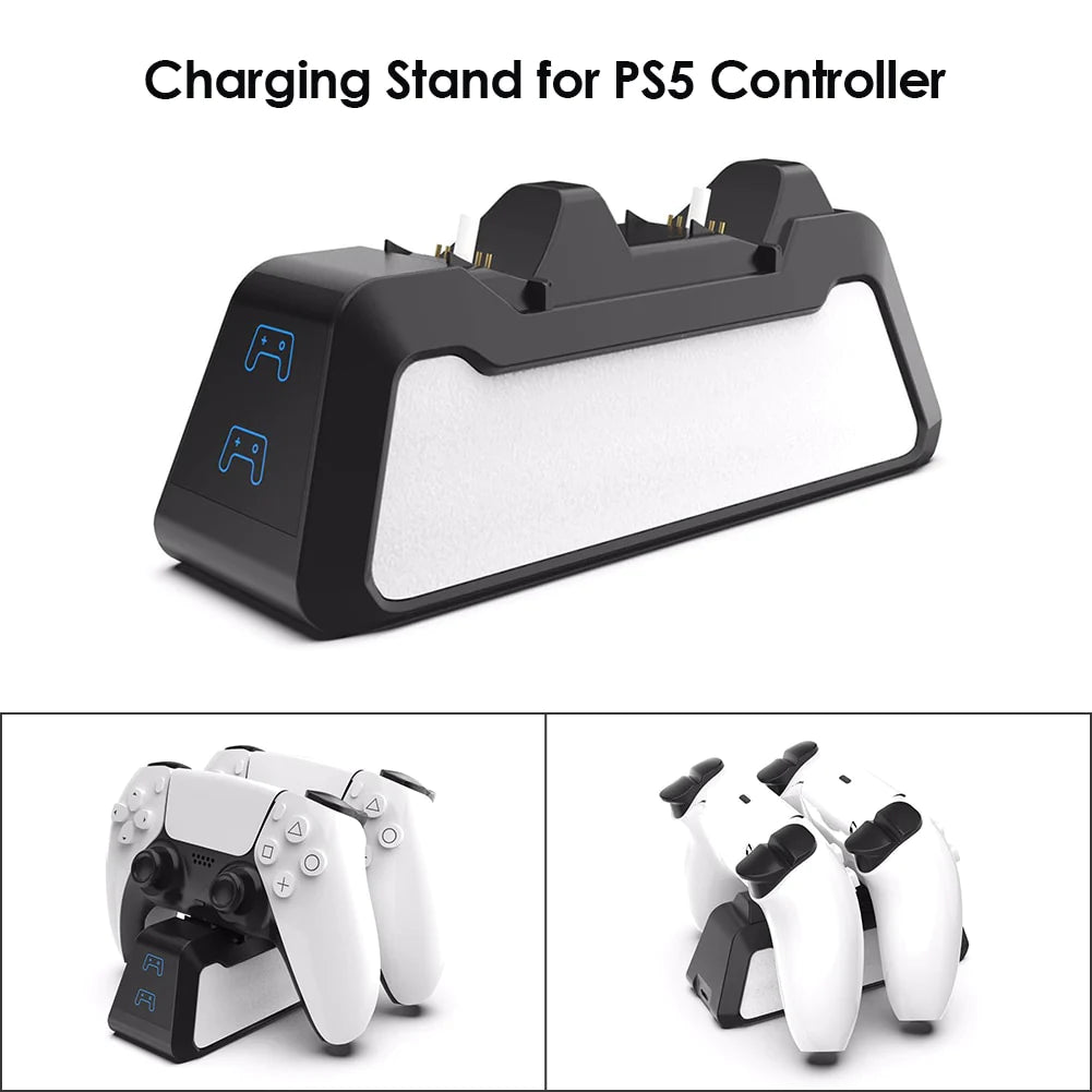 Dual Fast Charger Sony PS5 Wireless Controller USB 3.1 Dock Station  K-lerta Shop   