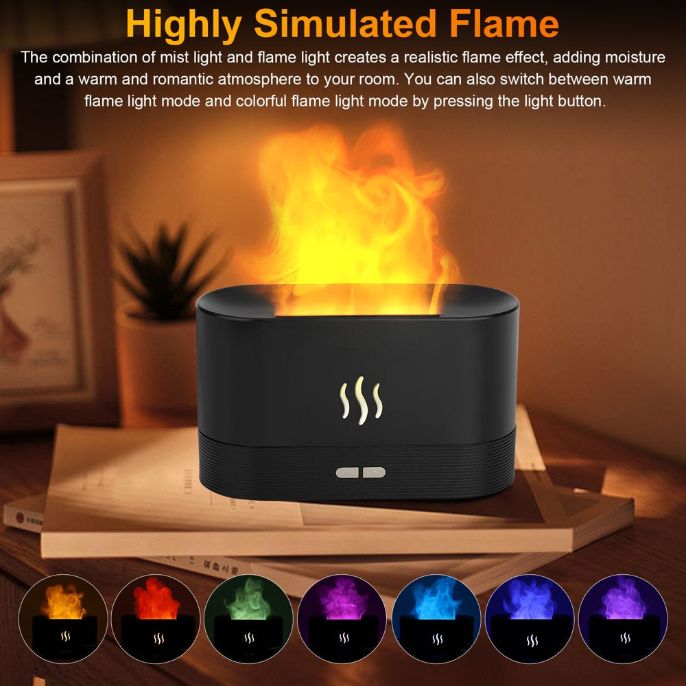 Flame Air Humidifier Essential Oil Diffuser Home & Garden K-lerta Shop   