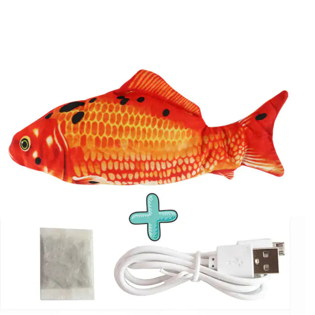 Cats USB Charger Interactive Toy Fish  K-lerta Shop Jump Cable And Mint 7  