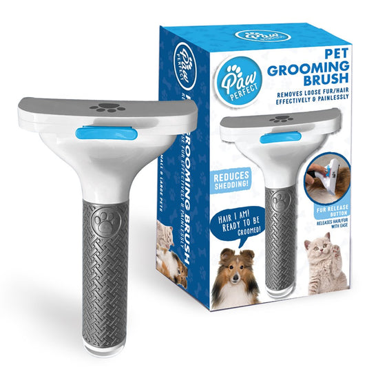 Pet Brush Pet Grooming Brush Self Cleaning Brush Removes Loose Fur and Hair Dog Cat Brush  K-lerta Shop   