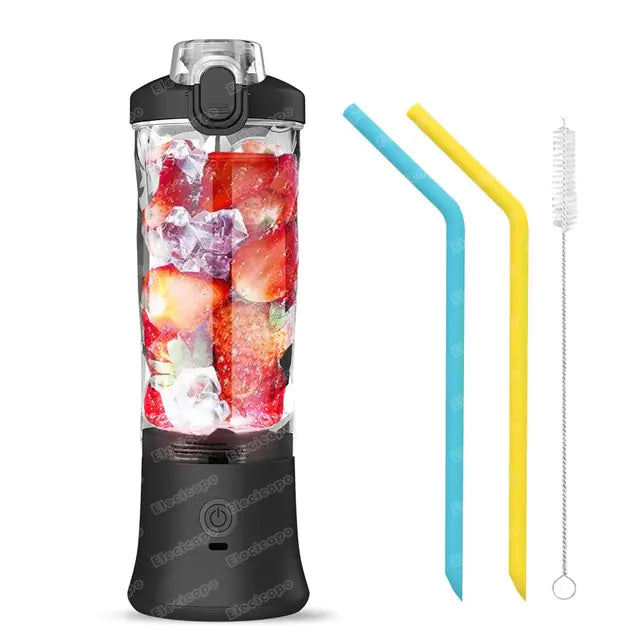 Portable Smoothie Blender BPA Free  K-lerta Shop Black  