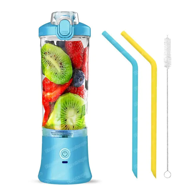 Portable Smoothie Blender BPA Free  K-lerta Shop Blue  