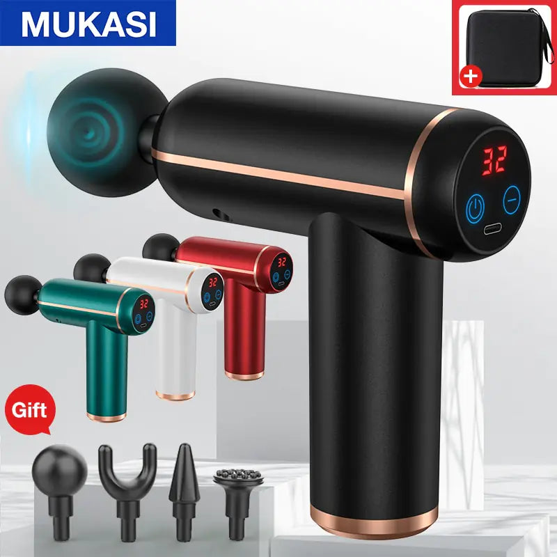 MUKASI Massage Gun Portable Percussion Pistol Massager  K-lerta Shop   