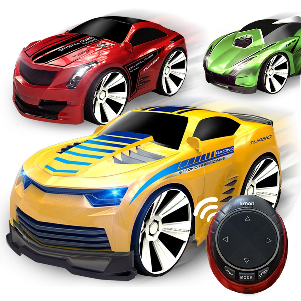 Turbo Racer Voice Activated Remote Control Sports Car Toys Salmon Lucky   