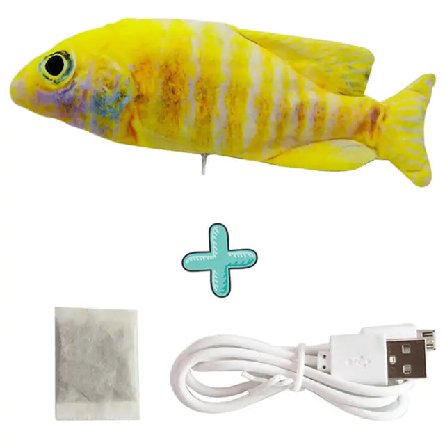 Cats USB Charger Interactive Toy Fish  K-lerta Shop Jump Cable And Mint 8  