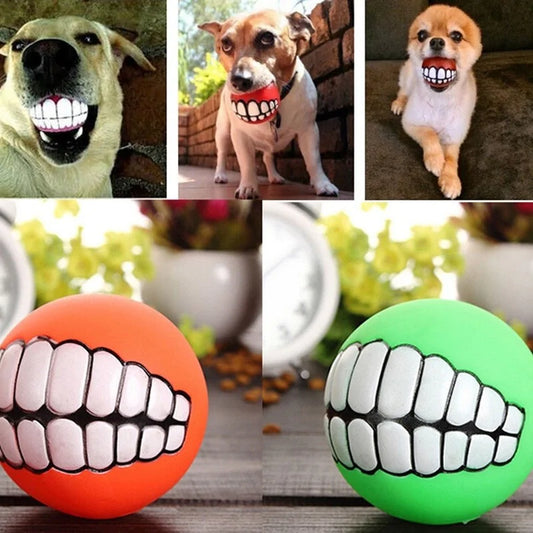 Pet Ball Teeth Silicon Chew Toys for Large Breeds  K-lerta Shop   