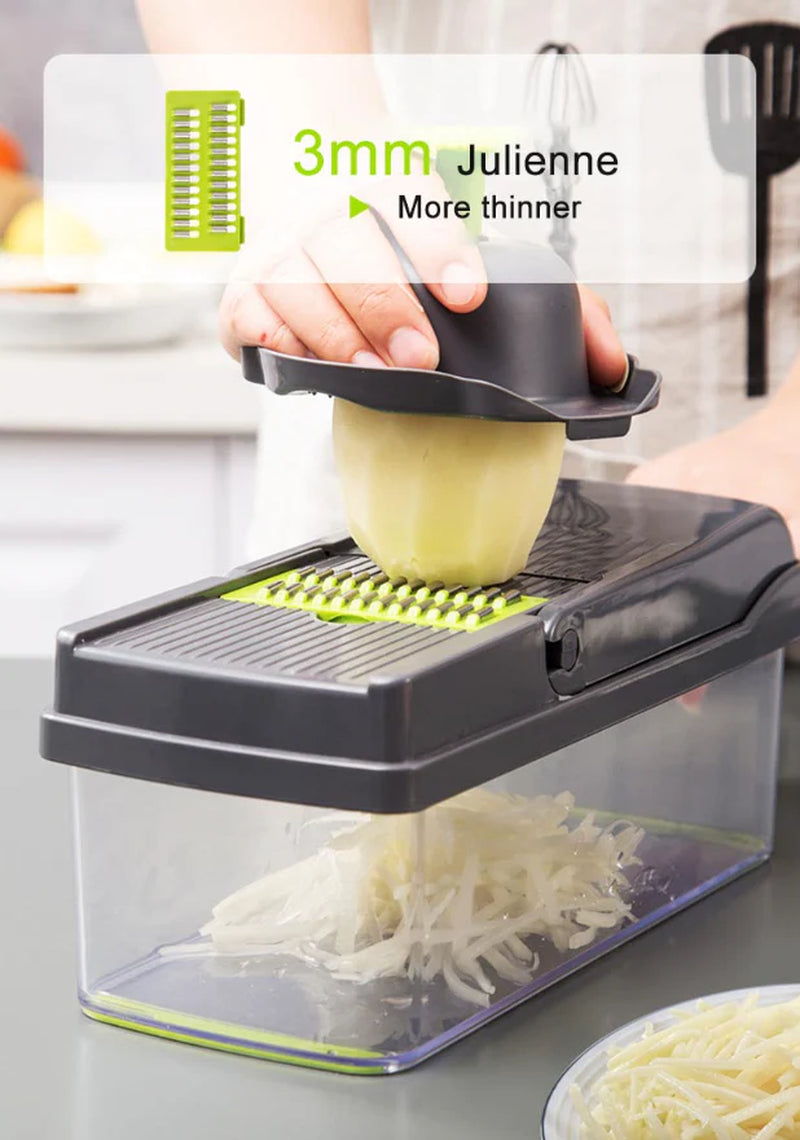 15-In-1 Vegetable Fruit Chopper Cutter Food Onion Veggie Dicer Slicer Kitchen  K-lerta Shop   