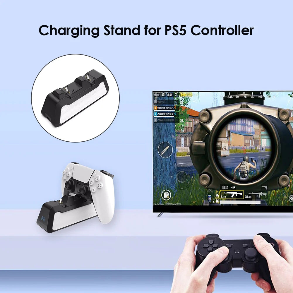 Dual Fast Charger Sony PS5 Wireless Controller USB 3.1 Dock Station  K-lerta Shop   