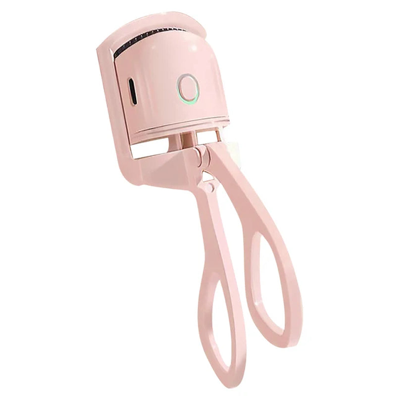 Heated Eyelashes Curler USB Rechargeable Electric Eyelash Curlers Quick Heating & Long-Lasting Curling Eyelash Curler  K-lerta Shop Pink  