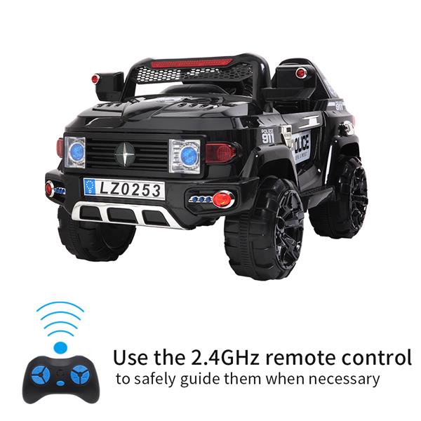 Off-Road Police Car Double Drive With 2.4G Remote Control Toys Teal Simba   