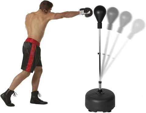 Boxing Fitness Adjustable Punching Speed Bag Sports & Outdoors Lilac Milo   