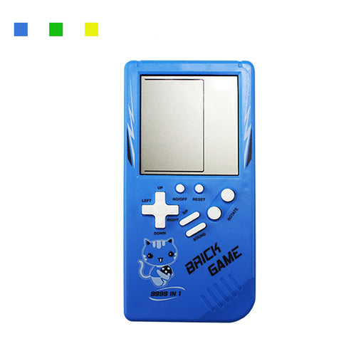 Retro Childhood Tetris Handheld Game Player Blue Toys Teal Simba   