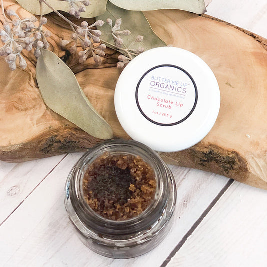 Organic Chocolate Lip Scrub Flaky Chapped Lips Skincare White Smokey   