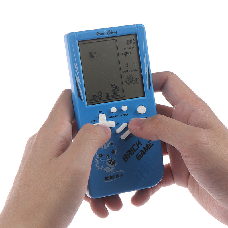 Retro Childhood Tetris Handheld Game Player Blue Toys Teal Simba   