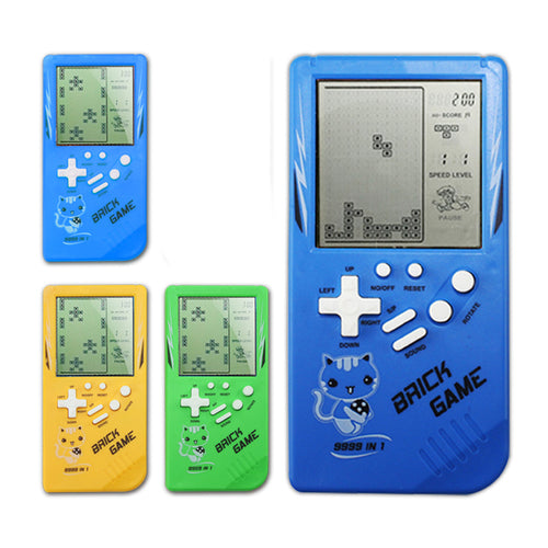 Retro Childhood Tetris Handheld Game Player Yellow Toys Teal Simba   