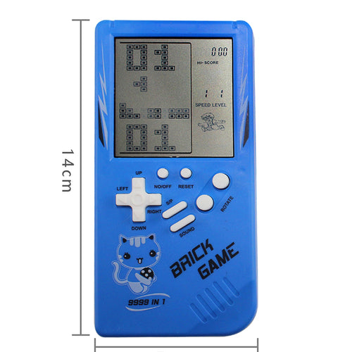 Retro Childhood Tetris Handheld Game Player Blue Toys Teal Simba   