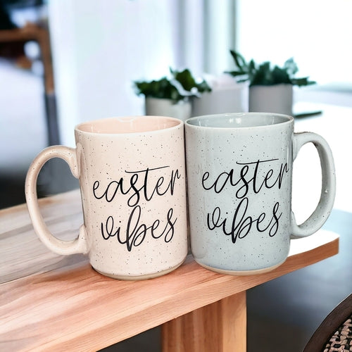 Imperfect Easter Mugs (Read Description) Other Cerise Thalassa Blue Easter Vibes Handle CRACK-See Video