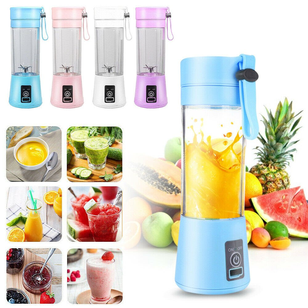 Mini Juicer USB Rechargeable Electric Juicer Bottle Fruit Blender Mixer  K-lerta Shop   