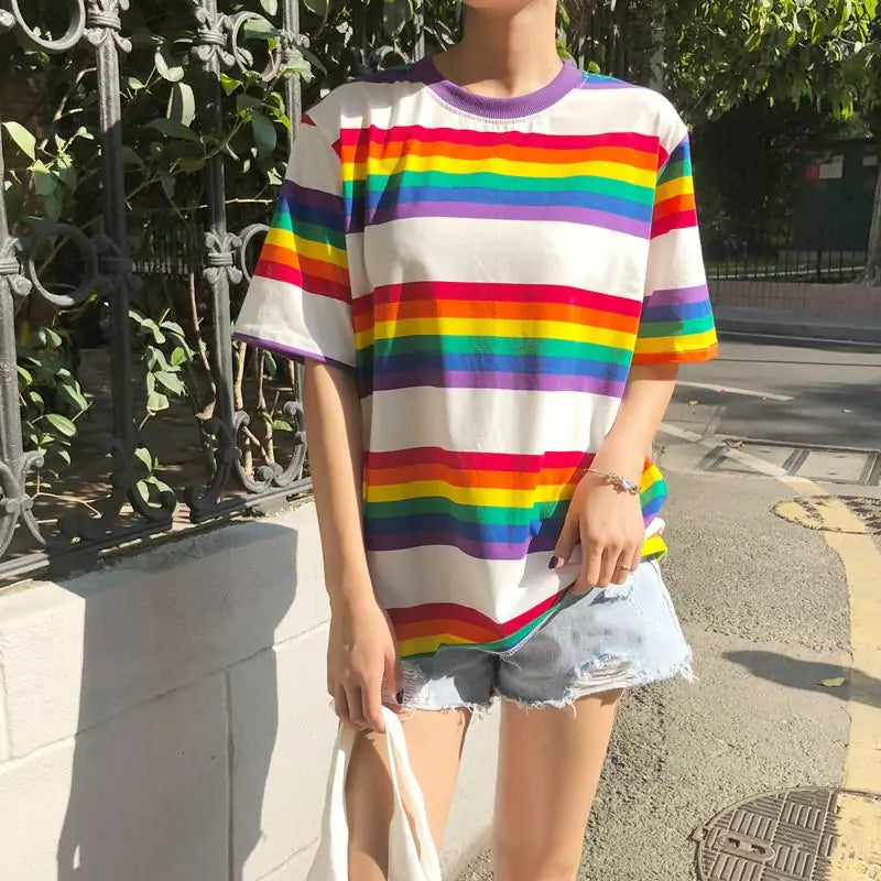 Rainbow Highlights T-Shirt  K-lerta Shop   