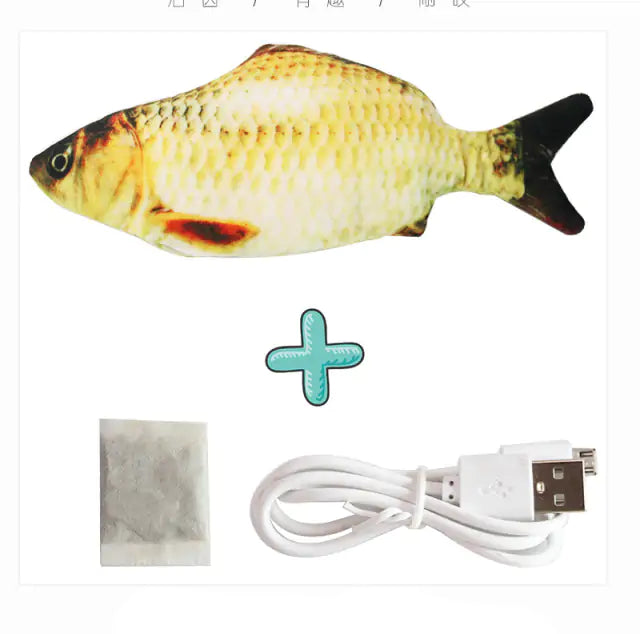 Cats USB Charger Interactive Toy Fish  K-lerta Shop Jump Cable And Mint 11  